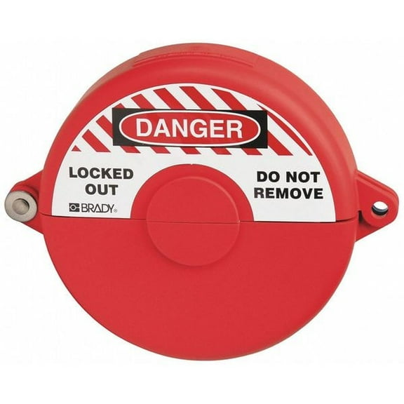 Condor Gate Valve Lockout, Yellow, Polypropylene 437R49