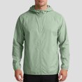 thumbnail image 2 of Ceisia Sun Protection Jacket Men's Thin Breathable Summer Sun Protective UV Protection Plus Size Ice Silk Outdoor Sports Windbreaker Jacket Green M Gifts for Father, 2 of 9