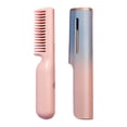 thumbnail image 1 of Peine para cabello lacio recargable por USB, artefacto portátil para viajes con cabello lacio, fabricado en ABS, 1 of 5