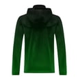 thumbnail image 4 of WTOBBY Children and Adults Quick-Dry Lightweight Gradient Hooded Jacket, Windproof Rainproof Sun Protective UPF 50+ for Summer Training Running Fitness Outdoor Sports Activities ,Dark Green 120, 4 of 5
