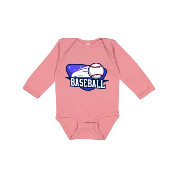 Inktastic Baseball Stars Boys or Girls Long Sleeve Baby Bodysuit