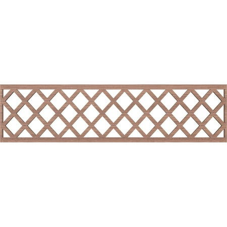 

Ekena Millwork 47 W x 12 H x 3/8 T Manchester Fretwork Moulding Walnut