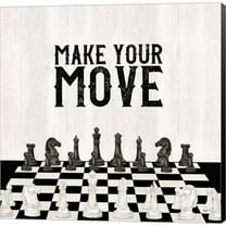 Great Art Now Rather be Playing Chess IV-Your Move by Tara Reed, Canvas Wall Art, 12W x 12H
