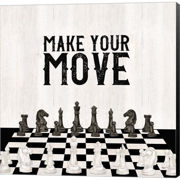 Great Art Now Rather be Playing Chess IV-Your Move by Tara Reed, Canvas Wall Art, 12W x 12H