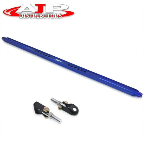 AJP Distributors JDM Sport Suspension Rear Lower Aluminum Strut Tower Tie Bar Brace Rod Support Arm Blue Compatible/Replacement For Toyota Corolla E160 2009 2010 2011 2012 2013 09 10 11 12 13