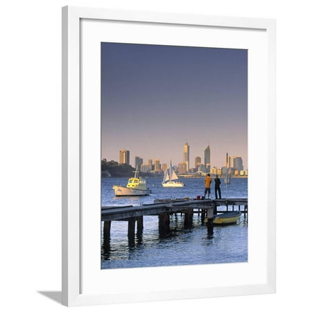 Skyline Perth  Western Australia Australia Framed  Print 