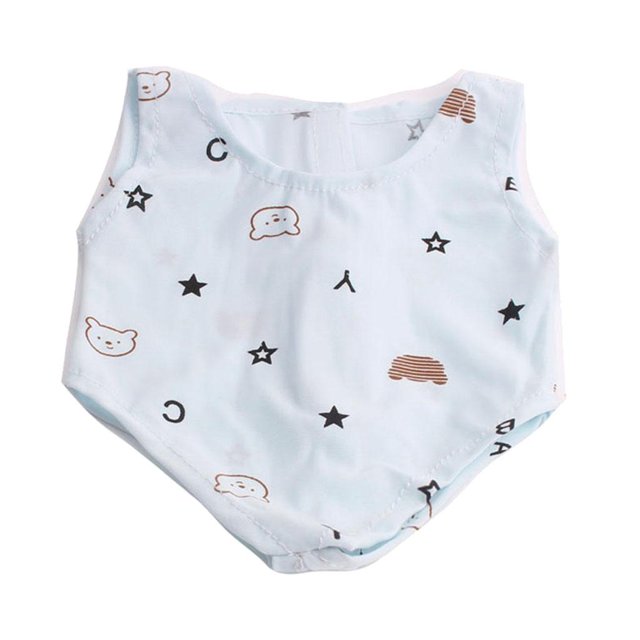 Traje de Baño Accesorios de Ropa para 18 Pulgadas Americana Chica Muñeca Azul Baoblaze Traje de baño de muñecas