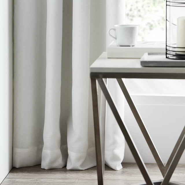 Bouclair Rideau Occultant Darja Blanc 54x84 Po (137x213 cm)