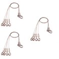 thumbnail image 1 of LOVEVER Set of 3 Suspension Cable Grow Light Chain Lightbox Jucers Machine Hook Sign Hanging Wire, 1 of 6