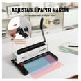 thumbnail image 2 of Coil Binding Machine, Manual Book Maker 34-Hole 120 Sheet Capacity, 2 of 7