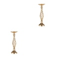 thumbnail image 1 of Minnieouse Decoración de fiesta en casa duradera y elegante con candelabros de metal y exhibiciones de flores Floreros Oro francés Oro francés 2Conjunto, 1 of 6