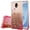 Hotpink, variant on GSA Liquid Glitter Gradient Candy Case For Samsung Galaxy J7 (2018), J737, Refine, Gold