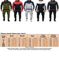 thumbnail image 2 of Men Sweatsuits Sets Men‘s Casual Tracksuit Set Long Sleeve Full-Zip Running Jogging Athletic Sweat Suits, 2 of 11