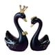thumbnail image 1 of 1 par de figuras de cisne de resina para decoración de tartas, escultura para salpicadero de tartas. Grande Negro, 1 of 8