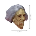 thumbnail image 2 of For Halloween Spooktaculars Lifelike Latex Of An Elderly Face For A Unique And Terrifying Halloween Party 9 Party, 2 of 3