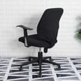 thumbnail image 1 of Funda para silla de oficina, fundas para silla elásticas a prueba de aceite, lavables, a prueba de polvo, estirables, funda Universal para silla de es , negro Soledad Cubierta de asiento, 1 of 10