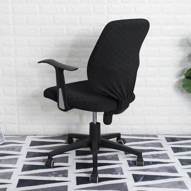 Funda para silla de oficina, fundas elásticas para silla elásticas a prueba de aceite, funda para silla de escritorio de ordenador , negro Macarena Cubierta de asiento
