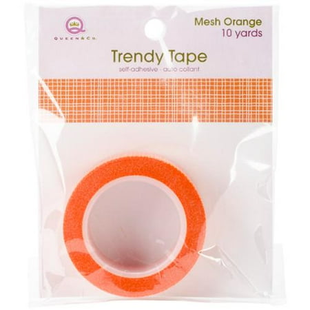 Trendy Tape Core Collection 15Mmx10yd-Mesh Orange