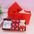 thumbnail image 3 of Caja de regalo con forma de flor de jabón con forma de corazón de melocotón y ventana, caja creativa para primera joyería, regalo de cumpleaños para el día de San Valentín, 3 of 6