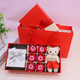 thumbnail image 5 of Caja de regalo con forma de flor de jabón con forma de corazón de melocotón y ventana, caja creativa para primera joyería, regalo de cumpleaños para el día de San Valentín, 5 of 6