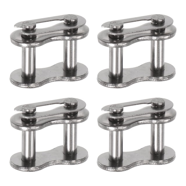 Unique Bargains 4Pack #60 Chain Master Connector Link Roller 3/4' Pitch Stainless Steel for 12A Chain