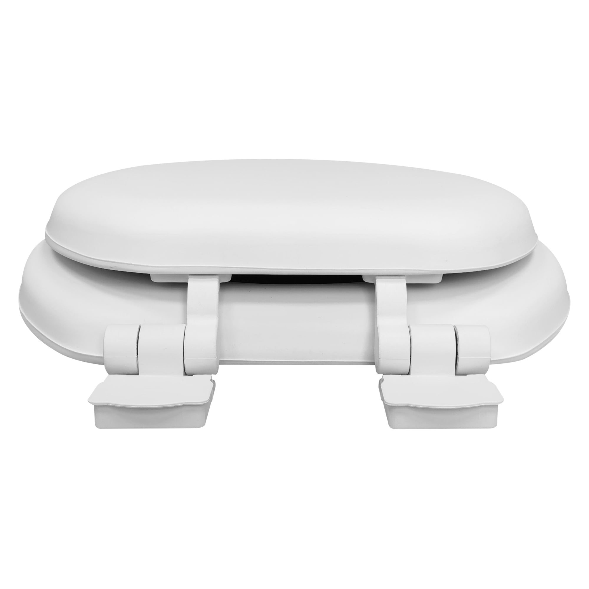 (2 pack) Premium-Mainstays-17" Molded Soft Toilet Seat with Flip Slider QR&SL Hinges (TPU Leather)