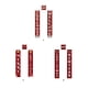 thumbnail image 4 of Wosthever Pareado de puerta de Navidad, colgantes interesantes para vacaciones en casa, diseño de escena, decoraciones colgantes de fondo DIY, colgante Kits de decoración para fiestas Tipo 3 Wosthever HA070289-03, 4 of 6