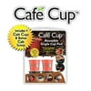 Cafe Cup Cafe Cup - Reusable Refillable Single-Brew Coffee Cups All Types of Coffee Machines - Red Plastic Red