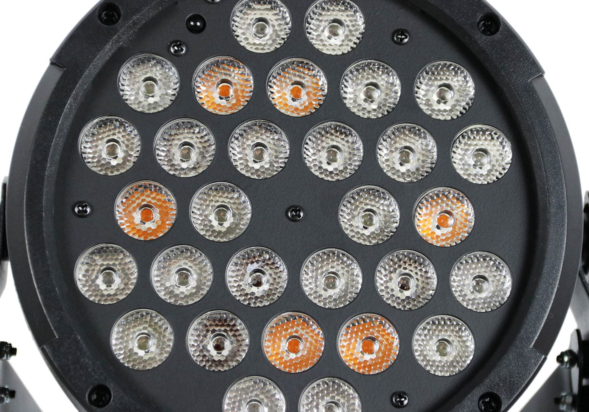 Gearlux Par Can 9 Channel 2-Watt RGBA or RGBW + UV 30 PCS Auto Stage Light