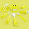 Gyouwnll Toddler Toys 9Pcs/Set Kids Pretend Play Toy Dentist Check Teeth Model For Doctors Role Play Little Tikes