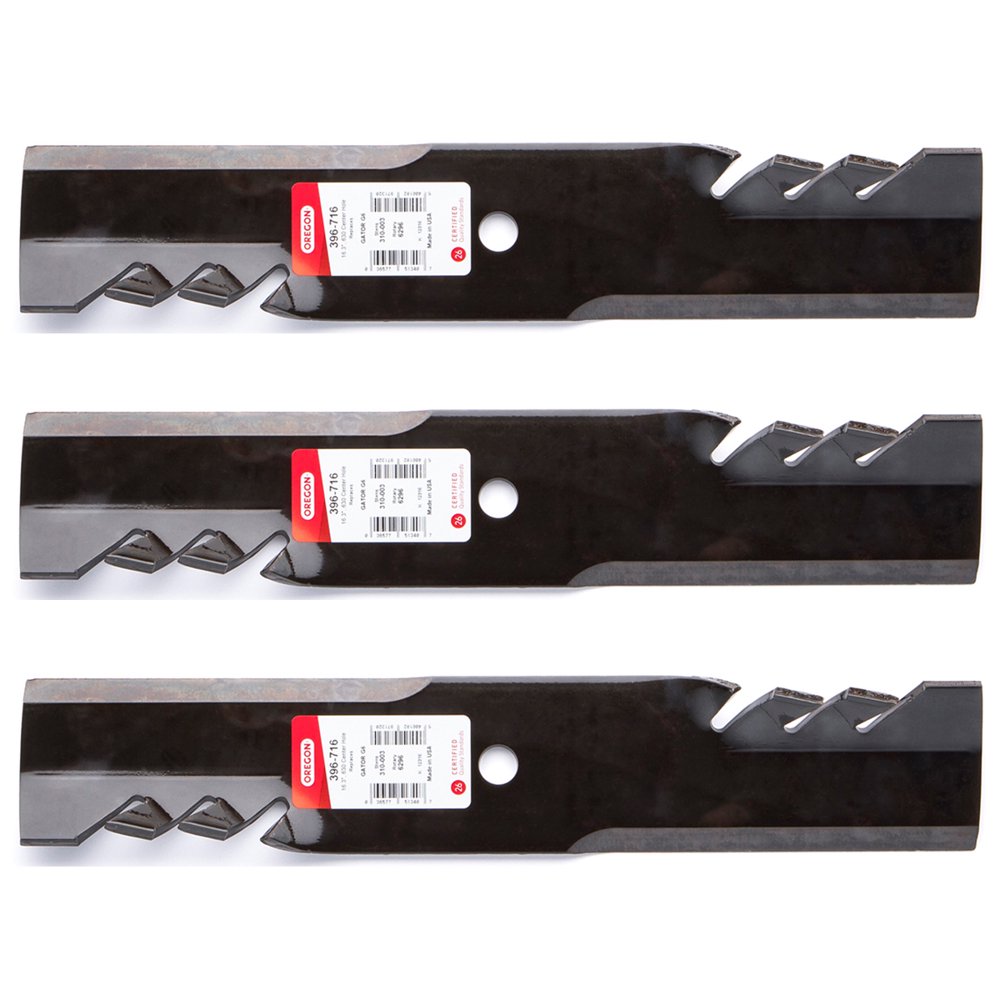 3PK Oregon 396716 G6 Gator Blades for 48" Gravely 4919100 Walmart