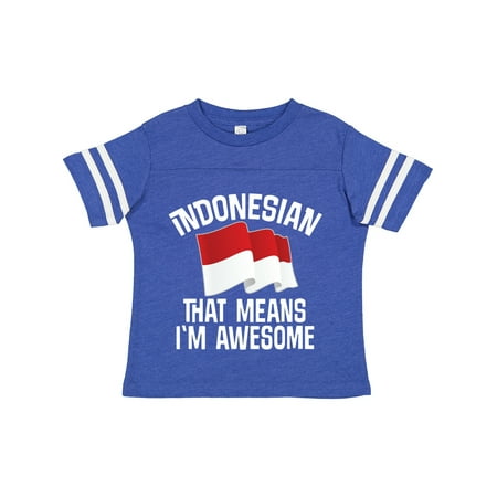 

Inktastic Indonesian Gift Indonesia Flag Gift Toddler Boy or Toddler Girl T-Shirt
