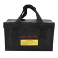 thumbnail image 1 of Explosionproof Lipo Battery Safe Bag Large Space Charging Batteries Storage Bags(Black), 1 of 6