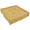 Multi-color, variant on 20-inch Square Corded Floor Pillow with Button Tufts - Chocolate