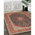 thumbnail image 2 of Ahgly Company Indoor Rectangle Traditional Saffron Red Medallion Area Rugs, 2' x 4', 2 of 6