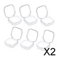 thumbnail image 1 of Caja compacta perfecl para organizar joyas con tapa y bisagras 2 piezas, 1 of 8