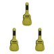 thumbnail image 4 of Yuarrent Bolsa de guitarra universal Protección de seguridad engrosada de algodón con mochila de bolsillo pequeño Bolsa de guitarra amarillo Type1 NO1, 4 of 6
