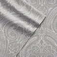 thumbnail image 3 of bed bath n more 6 Piece Paisley Print Bedroom Bed Sheet Set- Grey Full, 3 of 3