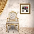 thumbnail image 3 of Gower, Hammond 26x26 Gold Ornate Wood Framed with Double Matting Museum Art Print Titled - Fancypants Cool Dogs IX, 3 of 4