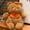 B, variant on Kbndieu Cute Christmas Bear Pulsh, 10 inch Pumpkin Bear Doll Pillow Stuffed Animals, Christmas Decorations Soft Bear Plush Toys for Kids Christmas Decorations Clearance