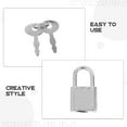 thumbnail image 3 of IDEANATEGRATE 10Jgo De Metal Para Caja De Seguridad Y Con Llave Plata, 3 of 6