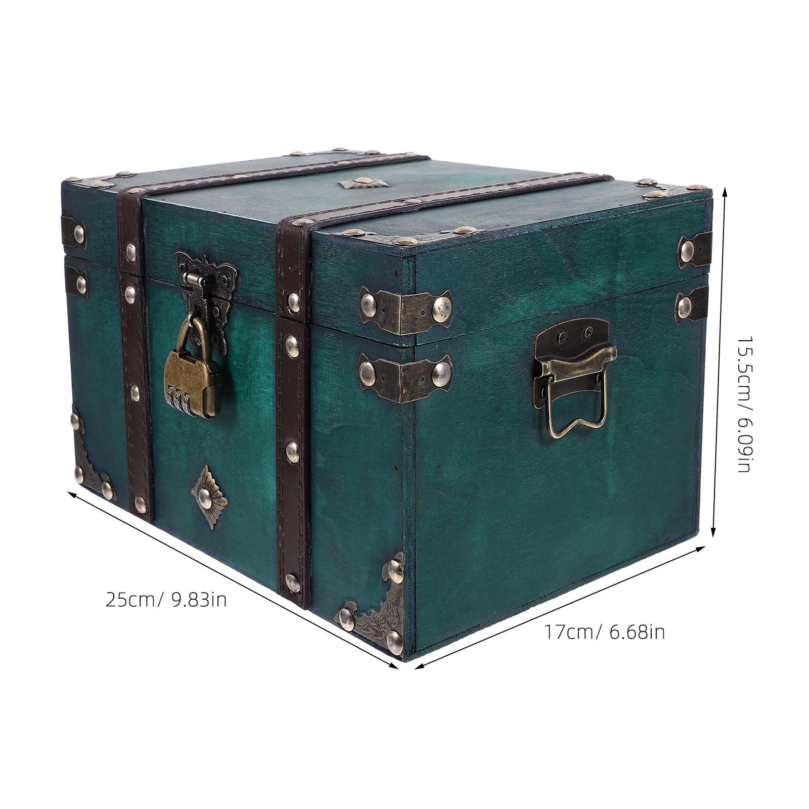 TABLETREANDS 1Set Decorative Box with Lock for Photography and Decor