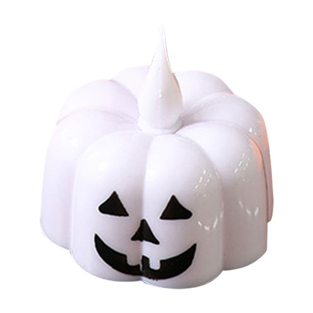Halloween Decoración Paquete de 1 vela LED con luz parpadeante, Halloween Decoración, adornos de ambiente, iluminación exterior de Halloween(Buy 2 save 10%)
