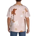 thumbnail image 7 of Goofa Star Cute Dog Printed Men's Casual Short-sleeved Shirt,Lightweight Breathable Button-down,Summer Casual men's top,Versatile Fashion shirt-Medium, 7 of 7