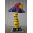 thumbnail image 2 of Nifao Happy Giant Mushroom Made of Resin for Outdoors Indoors – Outdoor Garden Decor Sculpture, 43"L x 43"W x 68"H, 2 of 12