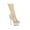 Clear, variant on Ellie Shoes E-609-Brook Womans 6" Pointed Stiletto Sandal. 11 / Clear