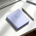 thumbnail image 3 of Clearance Sale! 1PC Pocket Notebook with Pen Holder, Small Portable Lined Journal for Notes, Paper, for Office & Home, (10x9x1.2cm, Purple), 3 of 4