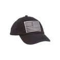 thumbnail image 1 of Youth Sized USA Adjustable Unstructured Hat - Black, 1 of 2