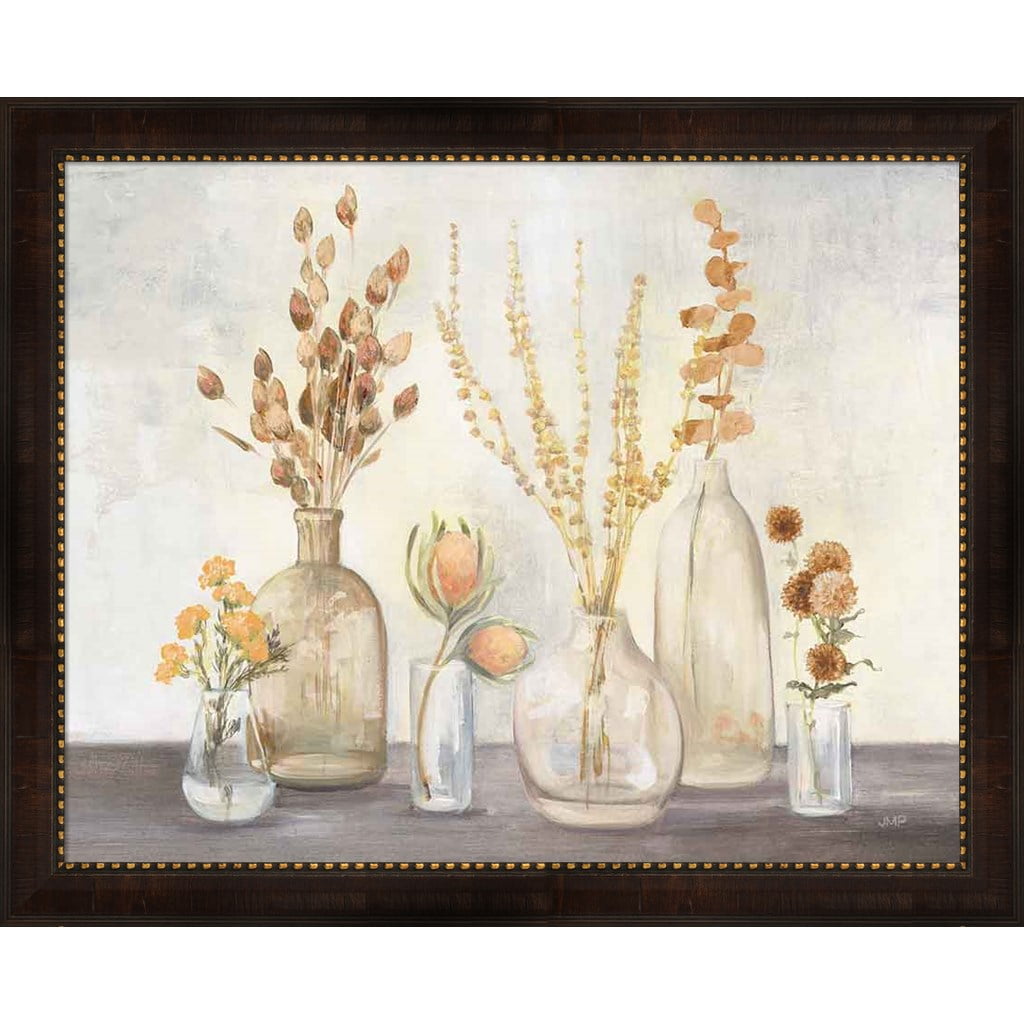 Autumn Greenhouse Brown Framed Botanical Print with Acrylic Plexiglass