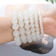 thumbnail image 3 of Believe London Nueva pulsera de piedras preciosas curativas de chakras, cristal de ansiedad, piedra natural para hombres y mujeres, alivio del estrés, difusor de yoga Reiki semiprecioso Rojo Verde, 3 of 3